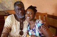The late Ebony Reigns and her father Nana Poku-Kwarteng