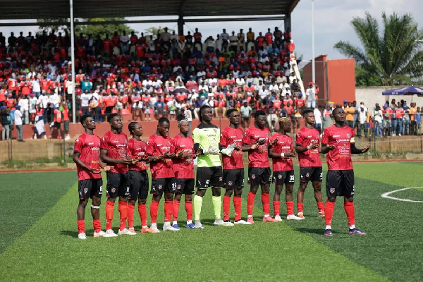 A photo of the Hohoe United squad