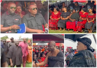 Scenes from the funeral of the late John Kumah