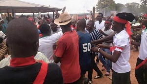 Supporters of the Chairman invaded the police station and forcibly removed two of their members