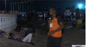Scores of Ghanaians chose to spend the night at the Black Star Square on the eve of the swearing-in