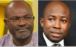 Kennedy Agyapong (L) and Mr Hosi (R)