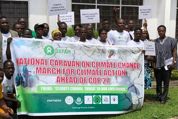 The National Caravan is meant to draw government to effects of climate change on food security