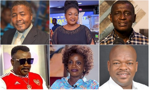 A picture collage of some Ghanaian veteran actors