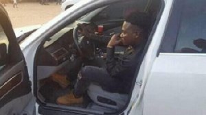 Koo Ntakra in his new BMW