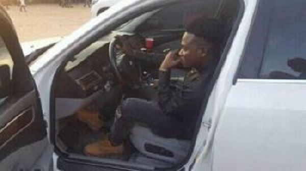 Koo Ntakra in his new BMW