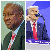 President John Dramani Mahama and US President Donald Trump