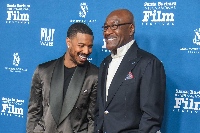 The man could be heard shouting the N-word while Michael B. Jordan and Delroy Lindo were on stage