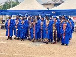 The ceremony celebrated the achievements of 56 graduates comprising 28 KG pupils and 28 JHS students