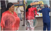 Actress Mercy Asiedu and other actors were seen in a heated argument at the Ashanti Film Summit