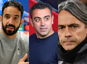 Ruben Amorim, Xavi Hernandez and Filippo Inzaghi