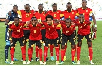 A photo of Angola's senior national team