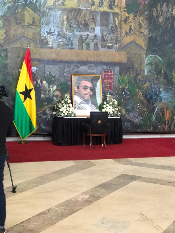 Rawlings’ book of condolence opened to public today, Friday