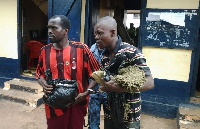 Nana Agyeman (left) and Ernest Akanyo