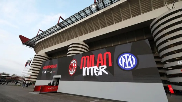 A file photo of Inter Milan and AC Milan iconic San Siro stadium