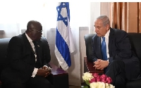 Ghana's President, Nana Akufo-Addo, and Israeli Prime Minister Benjamin Netanyahu