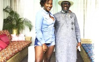 Late Ebony Reigns with father