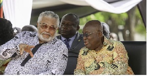 Ex President Rawlings And President Akufo Addo