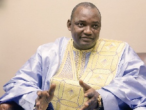 Gambian President, Adama Barrow