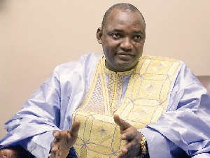 Gambian President Adama Barrow