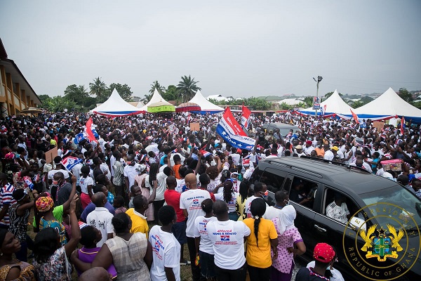 A file photo of NPP supporters