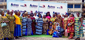 From (L-R middle back row) Genevieve Tachie - DMD Activa, Diana Adu-Danquah Esq, Gloria Osei Sarfo