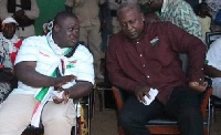 MP Sam George and John Dramani Mahama