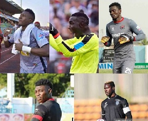 Kwasi Appiah will have a headache picking three of these goalies for the AFCON