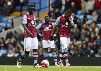 Jordan Ayew scored the consolation goal for Villa against Bournemouth