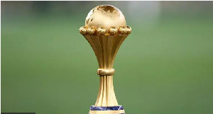 Foto of di Africa Cup of Nation trophy