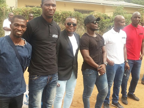 Ex-Ghana captain Stephen Appiah and some retired internationals