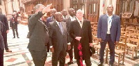 President Akufo-Addo accompanied by some US Governors and other officials