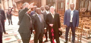 President Akufo-Addo accompanied by some US Governors and other officials