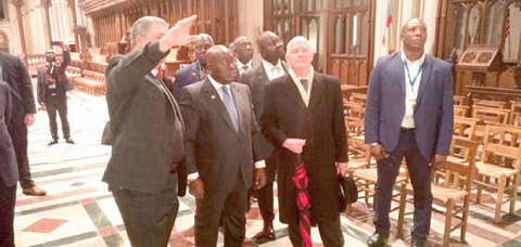 President Akufo-Addo accompanied by some US Governors and other officials