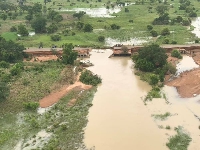 Photo of the collapsed Doli Bridge