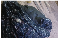 The Tema Regional Police retrieved machetes, guns and other offensive weapons