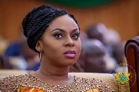 Sarah Adwoa Safo has been seen allegedly angry about the restructuring of committees