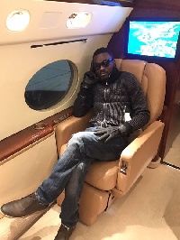 Nana Appiah Mensah, CEO of Menzgold in his private jet