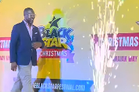 Kofi Okyere Darko at the launch of the Black Star Christmas