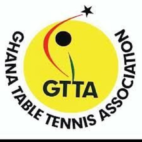 The Ghana Table Tennis Association (GTTA) logo