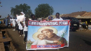 Participants of the March include CODEO, NCCE mebers and Youth of the Catholic Church