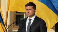 Ukrainian President Volodymyr Zelensky