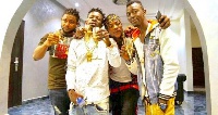 Shatta Wale with his militants