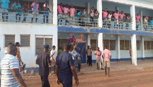 Police personnel in one of the SHSs in the Upper West Region