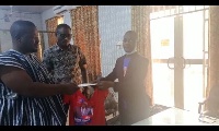 The donation was made at the NPP party office