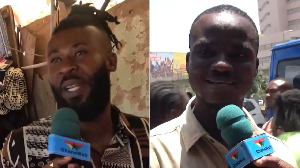 Some Ghanaians share their favourite highlife songs during a street interview session