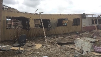 Scene of explosion in Ghana