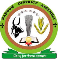 The Nandom District Assembly logo