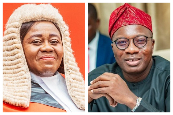 Gertrude Torkornoo and Mahama Ayariga