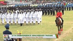 Scene from the 67th Independence Day Anniversary celebration in Koforidua